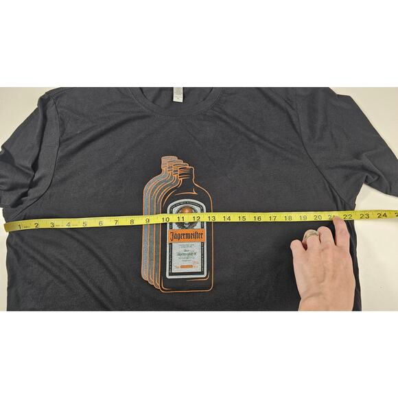 Jagermeister T Shirt, Short Sleeve XL black With Colored Graphics nostalgia frat - Picture 4 of 5